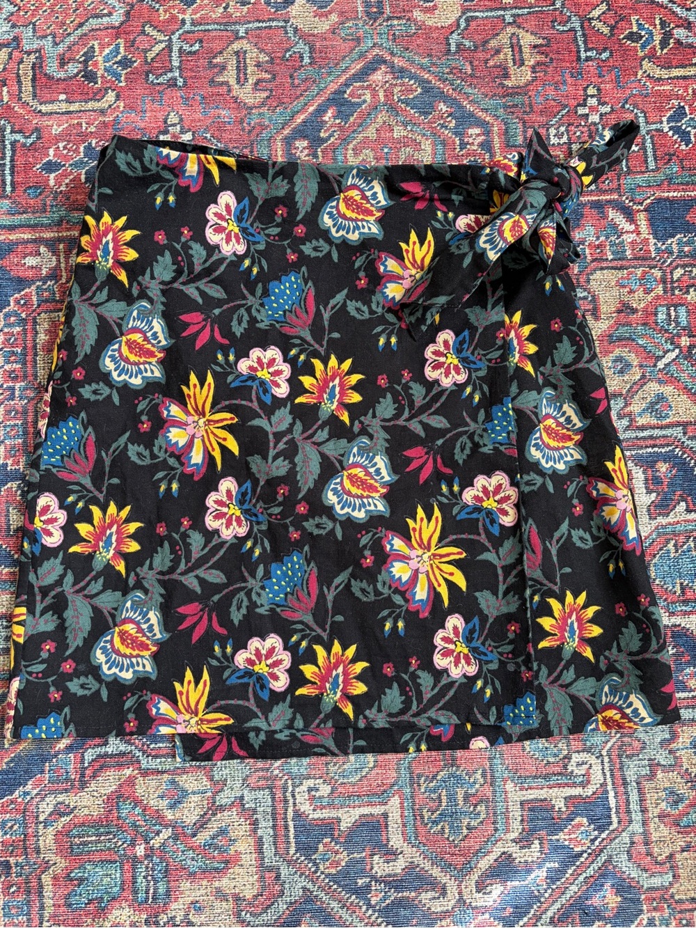 Sezane Lola Wrap Skirt